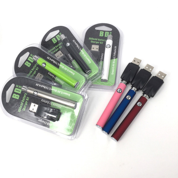 Hot Preheat 510 thread Lo 350mah battery Adjustable Thick oil cartridges battery wireless USB charger kit PK amigo esmart Max batteries