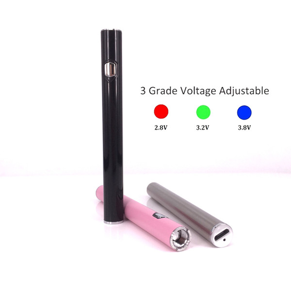 wholesale High quality 510 thread variable voltage vape pen battery with Micro USB port AB1004 preheat VV pen PK Max esmart batteries