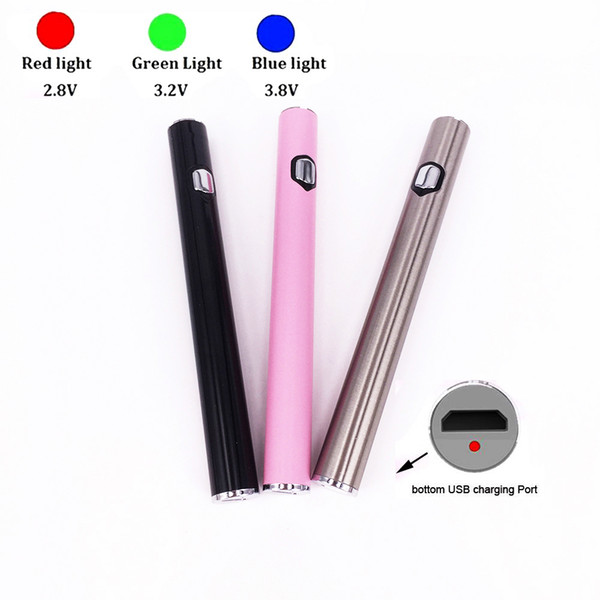 High Quality 510 Thread Variable Voltage Vape Pen Battery With Micro USB Port AB1004 Preheat Vape Battery Fit 510 Atomizer