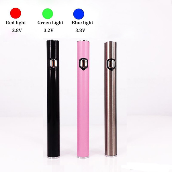 e-cigarette Battery 280mAh Voltage Adjustable 3-Grade 510 Thick Oil Vape Pen Battery AB1004 Slim Preheat Battery DHL Shipping