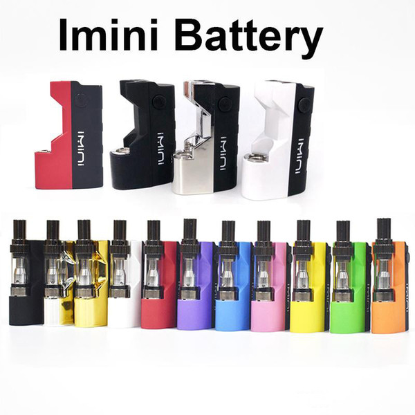 E cig Starter Kits Imini 500mAh Box Mod Battery 510 Thread Mod Thick Oil Cartridges Vape Battery Vaporizer Mod Box Battery