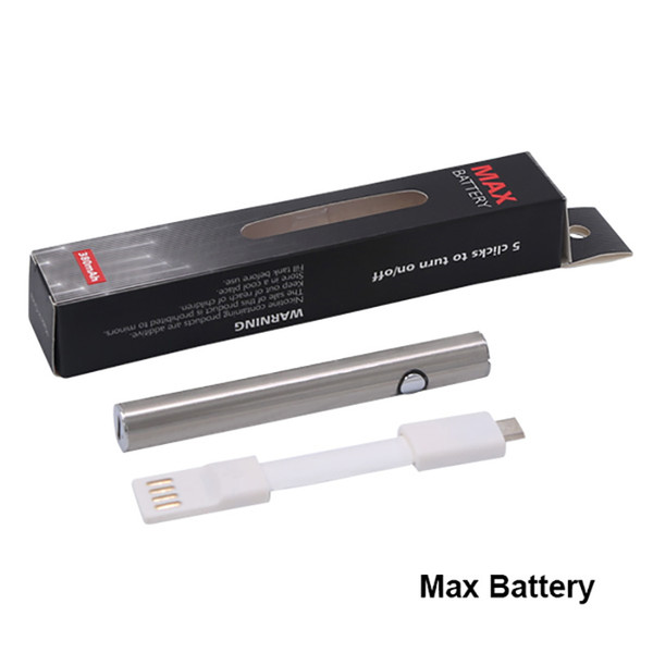 Hot Sale Amigo Max Preheat Battery 380mAh Variable Voltage Bottom Charge 510 Vape Pen Battery for Amigo Liberty Vaporizer Pen Free Shipping