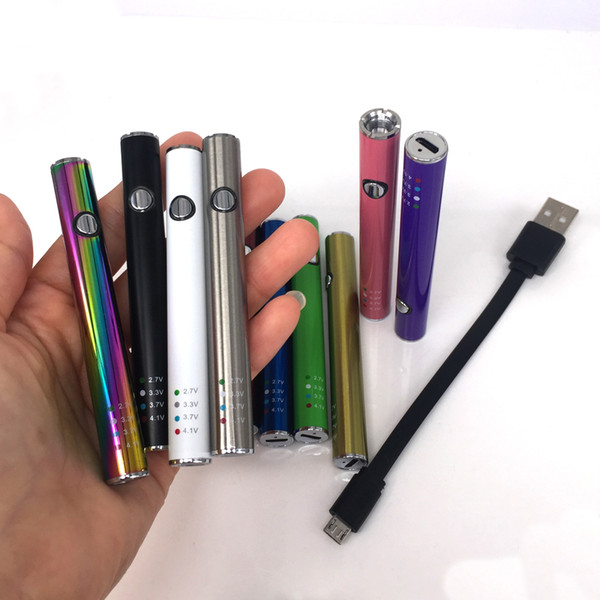 450mah 4 Voltage Battery 510 Thread Adjustable Vape pen Max 2 Preheating Batteries for 510 thread ego th205 G5 Vape Cartridges