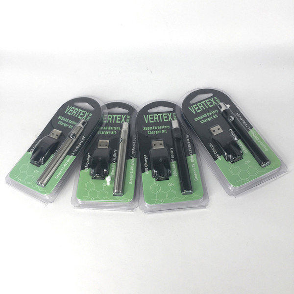 350mAh LO CE3 Battery USB Charger Kit VV Battery 3.4V 3.7V 4.2V Fit 510 Cartridges G2 Tank brass Knuckles Vaporizer