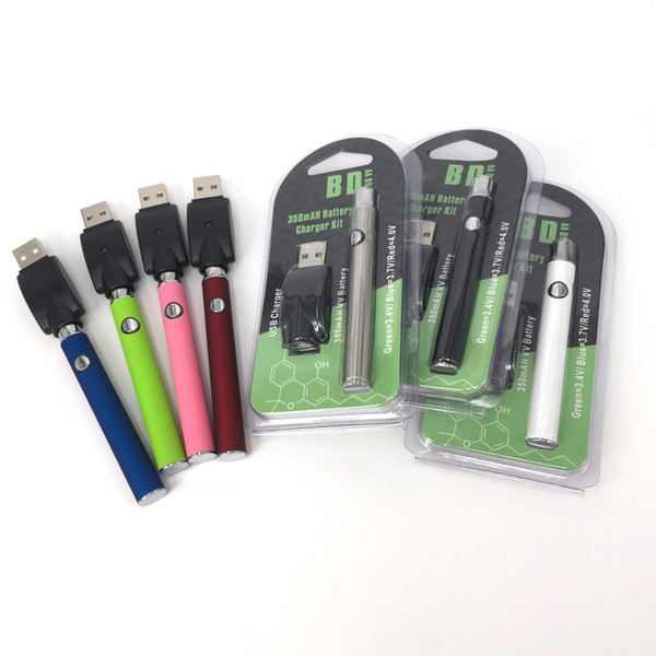 350mAh LO CE3 Battery Charger Kit VV Battery 3.4V 3.7V 4.0V Fit 510 Cartridges G2 Atomizer Glass Tank M6T Vaporizer