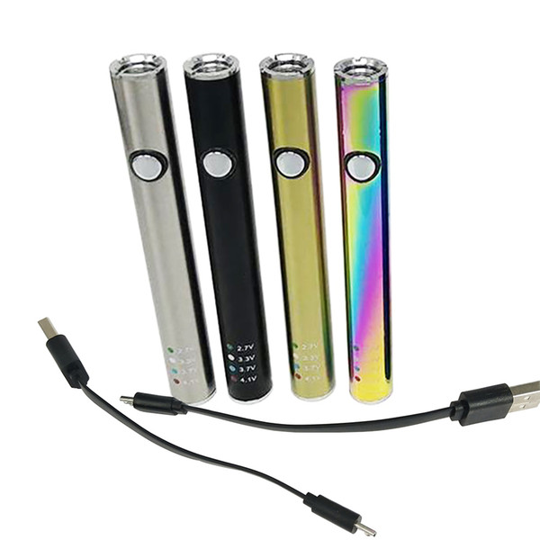 Max2 Preheat Battery Variable Voltage Bottom Charge with USB Charger 510 Vape Pen Battery for M6T TH2 Amigo Liberty Vape Cartridges