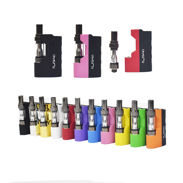 imini Mod Box Battery 500mAh Vape Batteries for 510 thread Empty Cartridge CO2 Oil Atomizer Vapor Starter Kit ecig mod pk vapmod