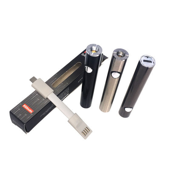 Thick oil 510 thread atomizer Max preheat rechargeable 650mah battery adjustable voltage vaporizer pen for dank vapes Moonrock Clear carts