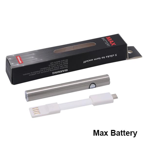 380mAh Max Preheat Battery Variable Voltage Bottom Charge with USB 510 Vape Pen Battery for Amigo Liberty Vape Cartridge battery