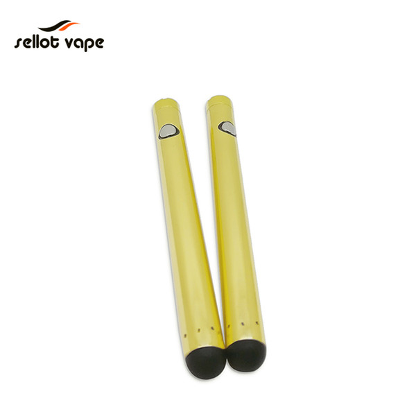 Hot selling 510 vape battery Gold button adjustable voltage ecig vape cartridge 280mah preheat metal pen battery