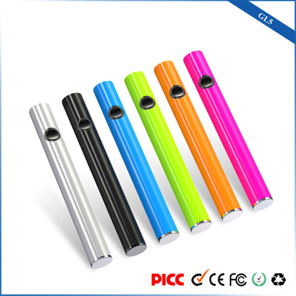 Wholesale oil vape pens 510 battery,GL5 with 240mah battery capacity colorful matching ceramic atomizer 510 thread vape battery