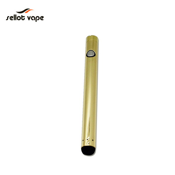 Brand New Gold 510 vape battery button adjustable voltage slim vape pen battery with 92A3 vaporizer cartridge wholesales