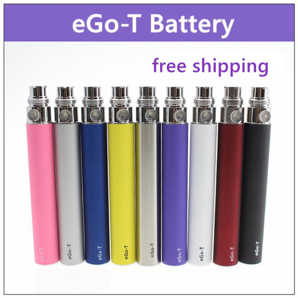 eGo-t ecig non-adjustable battery - 650mAh 900mAh 1100mAh electronic cigarette battery 510 thread for ce3 ce4 atomizer mt3 protank h2