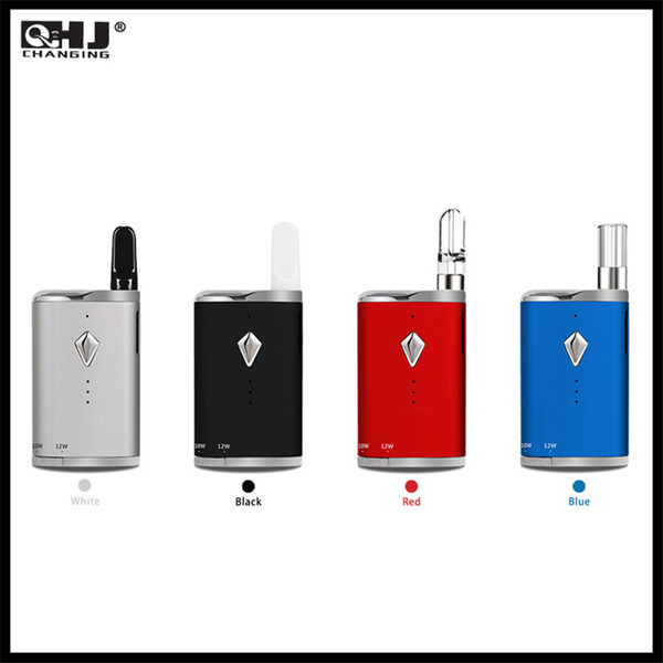 New Arrival Komodo C6 Box Mod 650mAh Preheat Battery Vaporizer Fit 510 Cartridges DHL Free Shipping