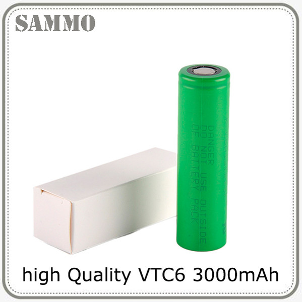 High Quality VTC6 3000mAh 3.7V Li-ion 18650 Battery Rechargeable Batteries for Ecig Box Mods 0269011