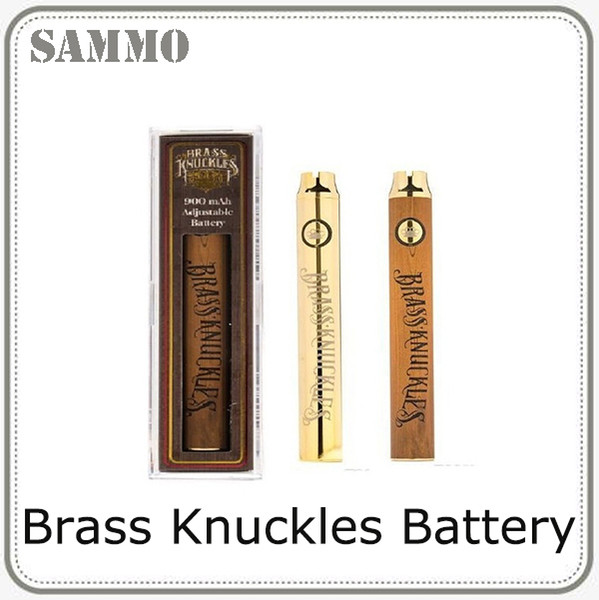 Brass Knuckles Battery Preheating Variable Voltage 650mAh 900mAh eCig Battery Pen For 510 Thraed Thick Oil Cartridge 0266236-1