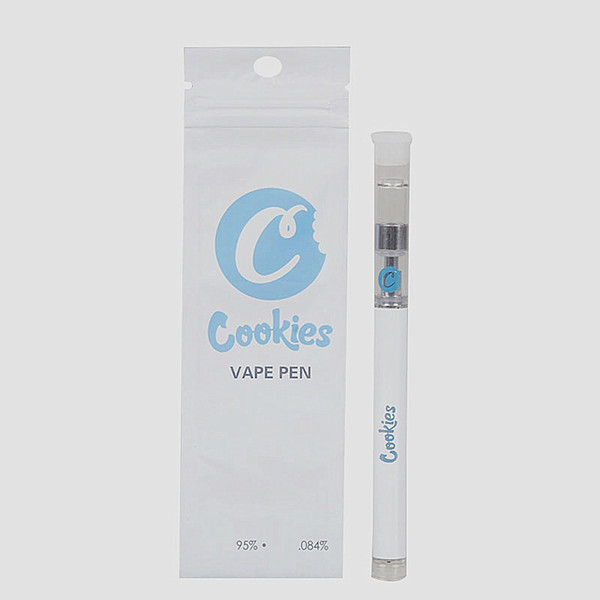 2019 COOKIES DISPOSABLE VAPE PEN Starter Kits With 350mAh Battery 0.5ml Glass Tank Ceramic Coil Thick Oil Cartridges Smart Carts AC1003