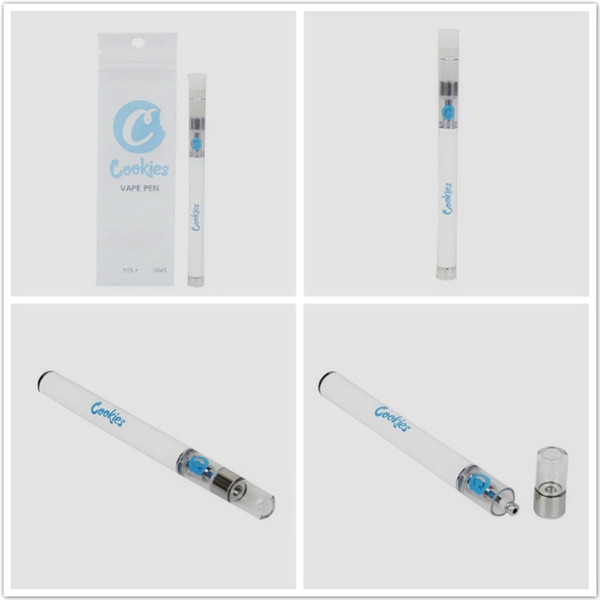 Cookies 2019 New arrived Cookies Disposable Vape Pen Starter Kit 350mAh Battery 0.5ml Ceramic Coil Thick Oil Cartridge Tank Vaporizer Kit