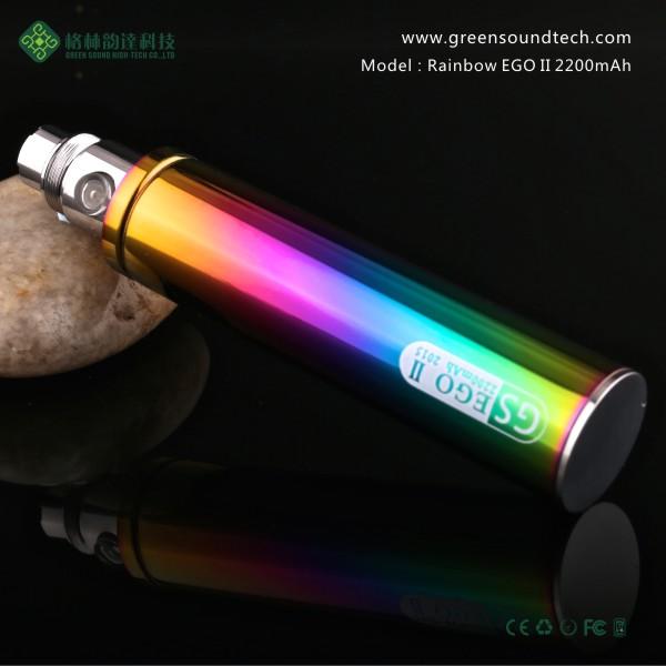 eGo 2200mAh KGO Rainbow 2200 mah GS ego II ego-II electronic cigarette CE4s mt3 protank aerotank mega Nautilus RDA mods 510 ego atomizers