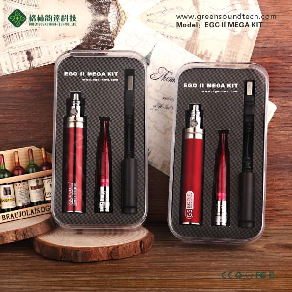 EGO II ego 2200mah e-cigarette vape kit Mega Kit with 2200mah ego kit free shipping