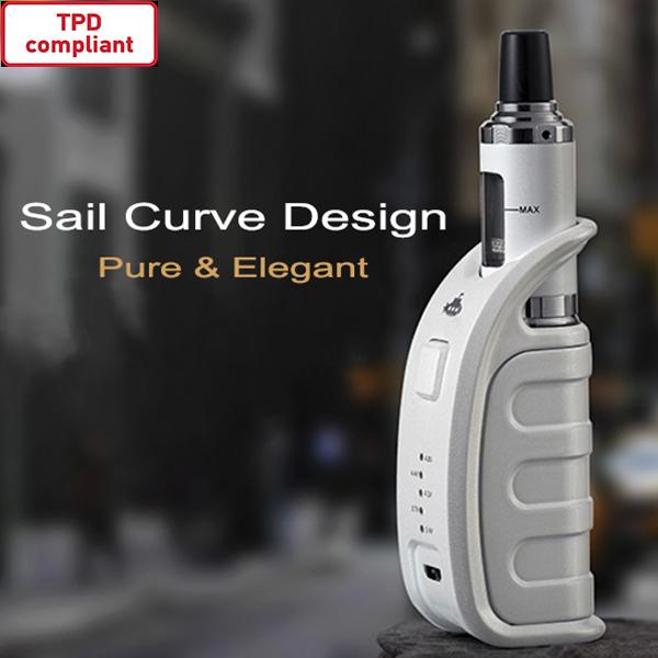 GS Navigator white box mod white VV box mod 2ml capacity 900mah capacity Variable Voltage box mod