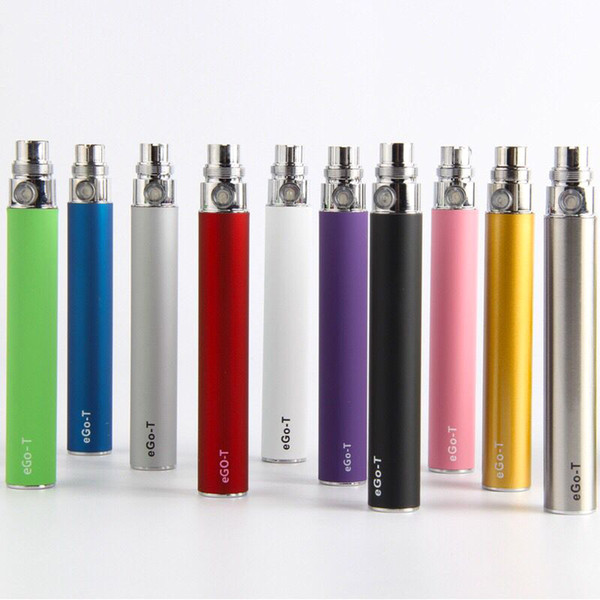 Electronic Cigarette Battery Multi Colors EGO T 650mAh 900mAh 1100mAh 1300mAh eGo-T Batteries Fit for CE4 CE5 CE6 Protank Atomizers