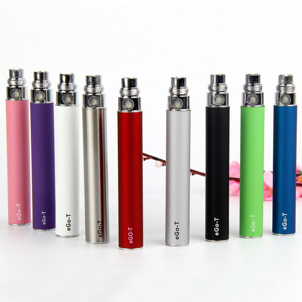 eGo T 650mAh 950mAh 1100mAh 1300mAh Electronic Cigarette EGO Battery eGo-T Batteries Voltage 3.3-4.2V Multi Colors E cigs Batteries