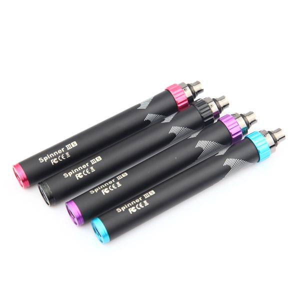 2017 New Vision Spinner 3 III S Battery 3.6v-4.8v top twist Battery with micro USB passthrough and 3 LED colors