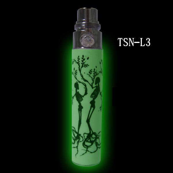 2018 Glow EGO Battery Noctilucent Battery 650mAh/900mAh/1100mAh Luminous New Desgin ego ce4 Glow in the Dark, fast delivery