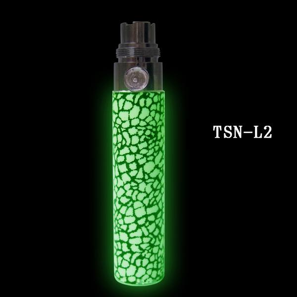 2018 Glow EGO Battery Noctilucent ego twist Battery 650mAh/900mAh/1100mAh Luminous New Desgin ego ce5 Glow in the Dark, fast delivery