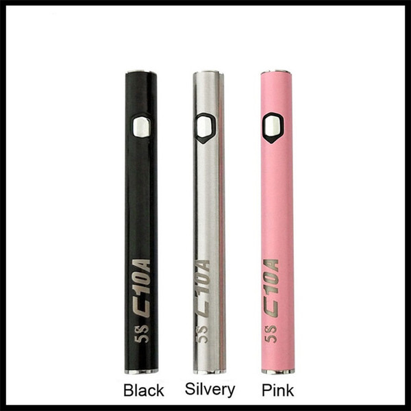 5S C10A Wax Pen e cigarettes Preheating Battery 280mah Variable Voltage Fit Thick Oil Atomizer with Magnet USB Charger