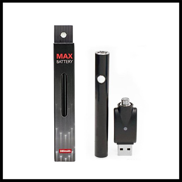 Hot Selling e-smart Max Preheat Battery 380mAh Capacity Voltage Bottom Charge with USB 510 Vape Pen Battery for Amigo Liberty Vape