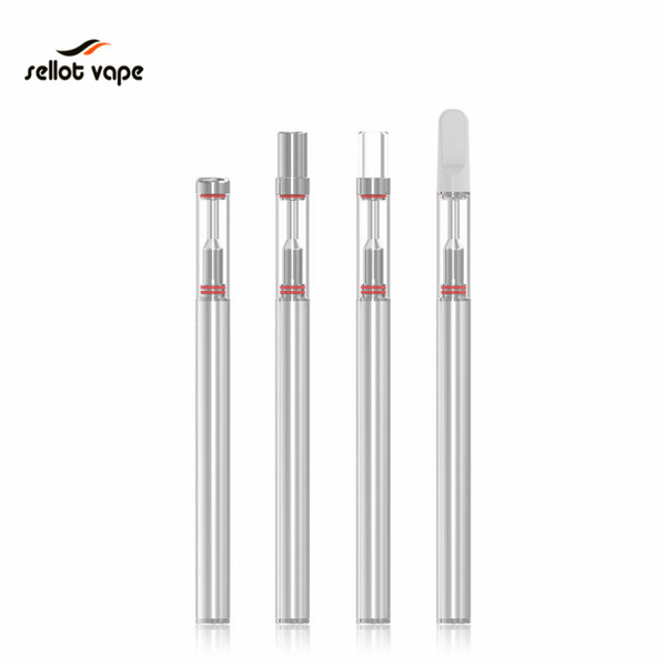 Disposable vape pens Bud D1 D1s Ceramic Coil vape cartridges 0.5ml empty tanks 310mah Battery e cigarette Starter Kits