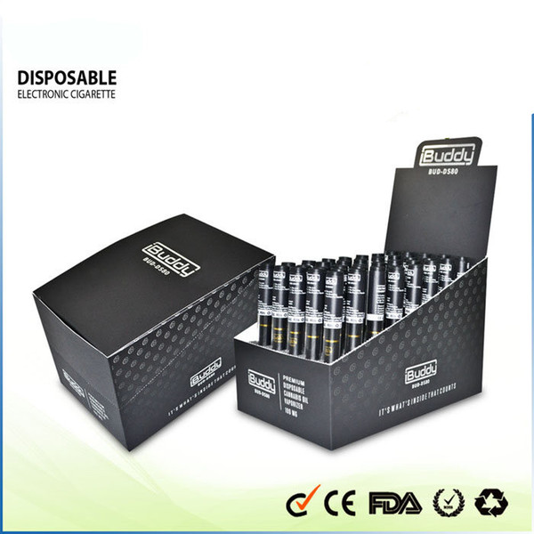 Black Color disposable ecig vape pen disposable empty vaporizer wax oil atomizer cartridge DHL Free Shipping