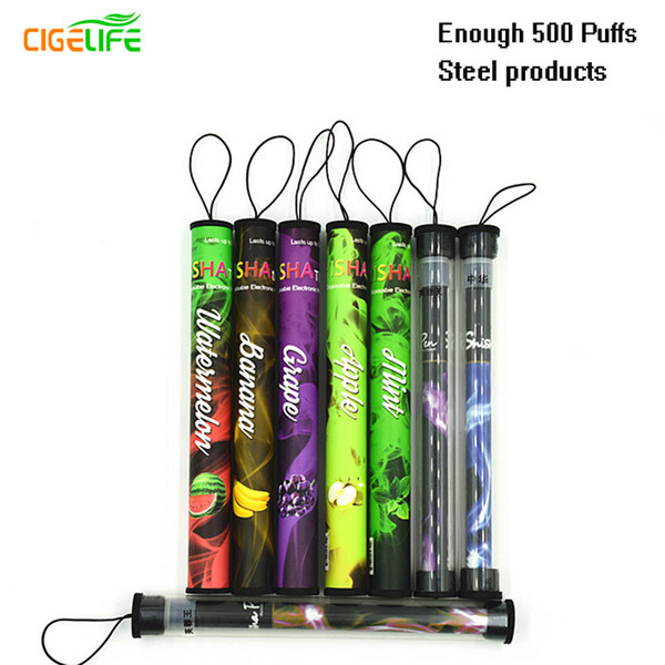 2016 Rushed Limited 0.02kg 280mah E Hookah Head Shisha Time Disposable Cigarette 500 Puffs Various Fruit Flavors Colorful Pens Electronic