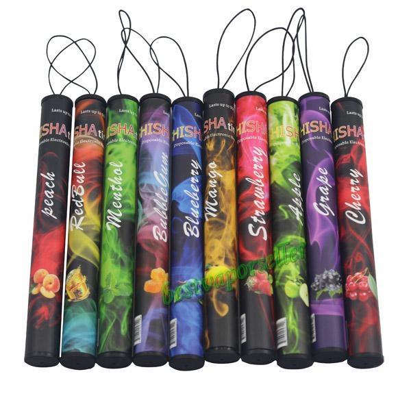 Wholesale ShiSha Time E Hookah 500 Puffs Pipe Pen Electronic Cigarette Stick Sticks Shisha Hookah disposable e