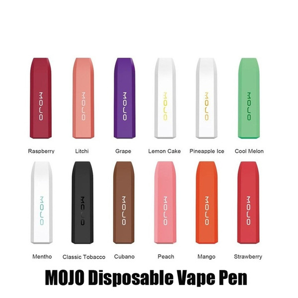 Authentic MOJO Disposable Pod Starter Kit 240mAh Battery 1.2ml Cartridge 250+ Puffs Device Vape Pen for Thick Oil 100% Original