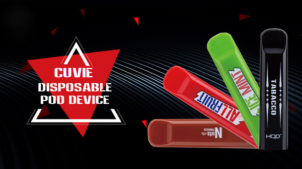 HQD CUVIE Disposable Pod Device 3Pcs/Pack 280mAh Battery 1.25ml Cartridge 300 puffs Vape Pen Kit 10 flavors disposable FREE SHIPPING