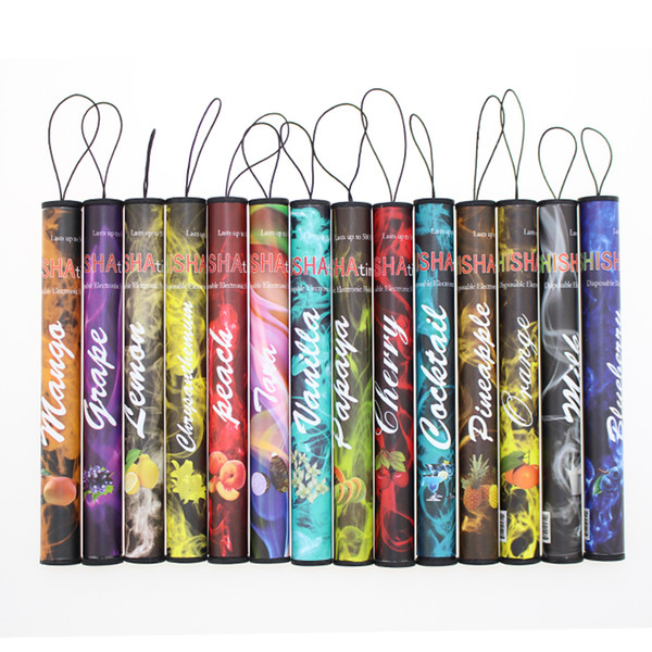 Shisha pen Eshisha Disposable Electronic cigarettes shisha time E cigs 500 puffs 30 type Various Fruit Flavors Hookah pen