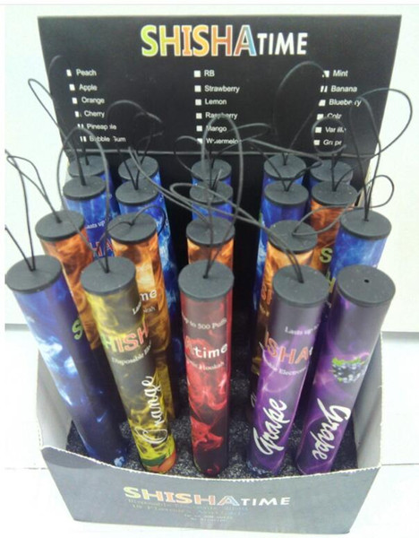 Shisha pen Eshisha Disposable Electronic cigarettes shisha time E cigs 500 puffs 10 type Various Fruit Flavors Hookah pen