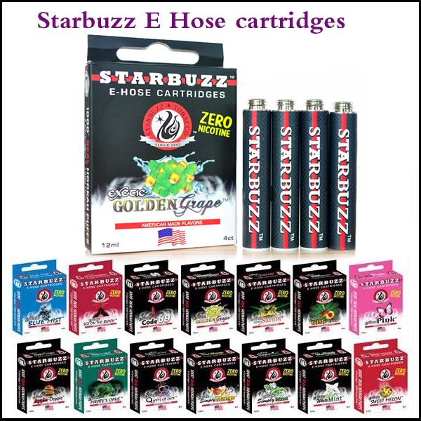 Starbuzz E Hose cartridges refillable Multi Flavor High Quality E Hose atomizer Various Flavours for Starbuzz ehose via DHL