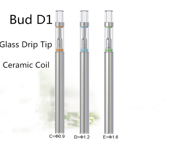 Disposable Bud D1 Vape Starter Kits e cigarettes Empty Vape Pen Cartridges Ceramic Coil 310mah ecigs battery Vaporizer Pen Oil Tanks