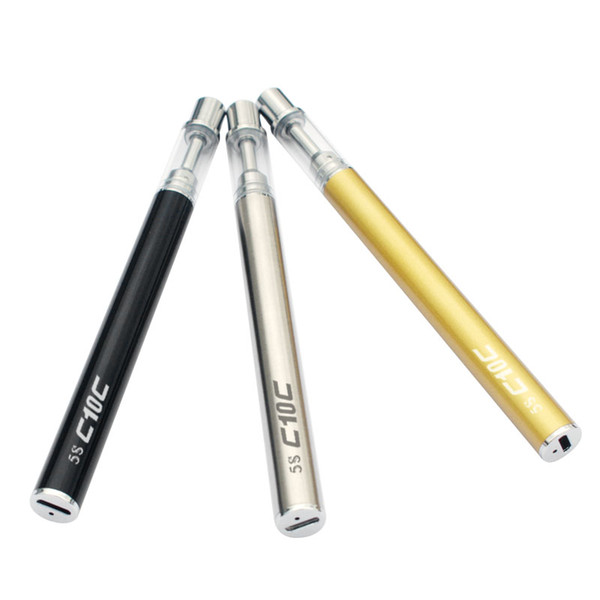 New Arrival E Cigarette 5S C10C Disposable Vape Pens Glass Tank 0.3Ml 0.5Ml,Tank Vape Pen Ceramic Coil 280Mah Rechargeable Battery