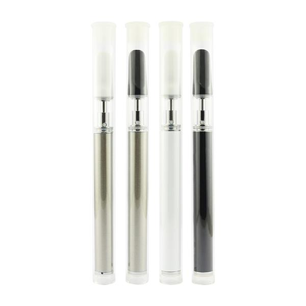 Heathy Ceramic coil Disposable vaporizers Thick oil .5ML ceramic mouthpiece Glass tank ce3 E cigarette O pen Cartridge with logo -02