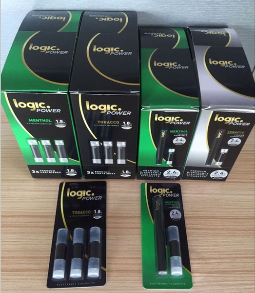 2018 CHEAP LOGIC ECIG LOGIC POWER REFILL 3X PREMIUM CARTRIDGES 10PCS/LOT HOT SALE IN NEW YORK MARKET