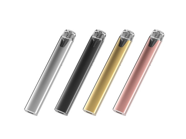 Patent dispossable Pods vape pen EVO Cotton and ceramic coil cartridge with 280mah automatic battery kit