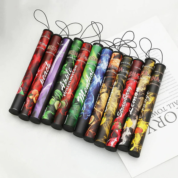 ShiSha Time E Hookah 500 Puffs Pipe Pen Electronic Cigarette Stick Sticks Shisha Hookah disposable e