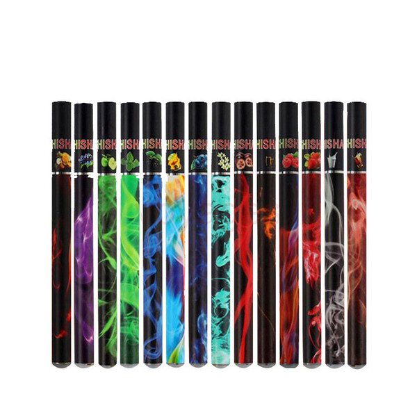 2018 Hot selling E ShiSha Hookah Pipe Pen Disposable Electronic Cigarette 38 fruit flavors E Cig Stick 500Puffs with LED and gift box