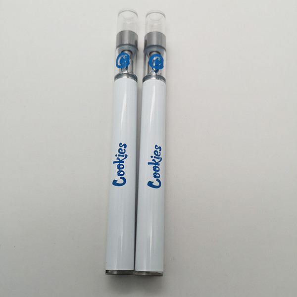 Cookies E-Cigs Disposable PVC Tube 0.5ml Tank 1.8mm Oil Hole 280mAh Battery Ceramic Coil Vaporizers