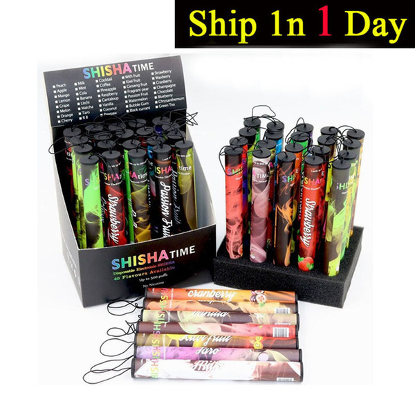 Eshisha Disposable Shisha pen Electronic cigarettes shisha time E cigs 500 puffs 27 type Various Fruit Flavors Hookah pen EC020